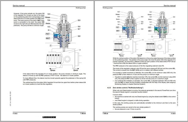 Liebherr Hydraulic Excavator R9800 Service Manual 18180 12.2021 1