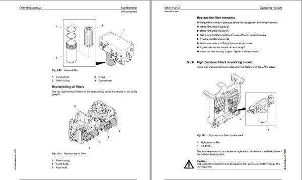 Liebherr Mining Crawler Excavators R9250E Operating Manual 2021 1