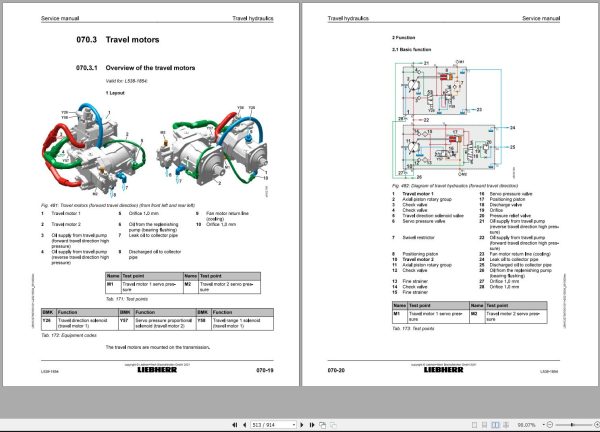 Liebherr Wheel Loader L538 1854 Service Manual 12273670 1