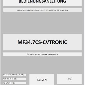 Merlo Multifarmer MF34.7 MF34.9 Service Manuals Schematics 2024
