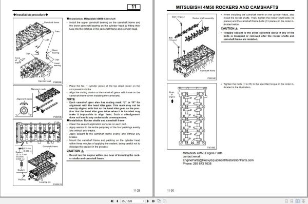 Mitsubishi Engine 4M50 Workshop Manual 2