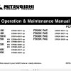 Mitsubishi Forklift FB16K to FB35K PAC Operation And Maintenance Manual