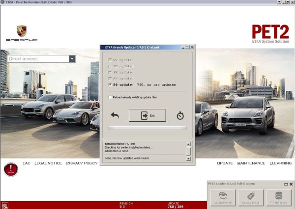 VMW Porsche PET2 8.0 04.2024 Spare Parts Catalog VMWare 448a0430caa949c96