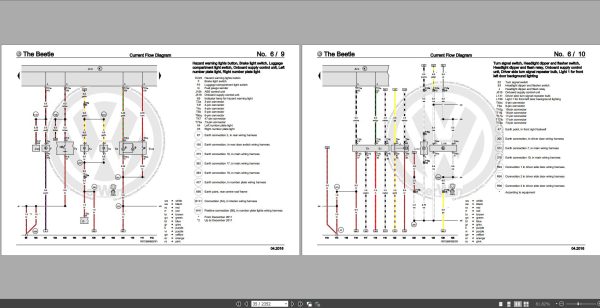 Volkswagen Beetle NBLNBC 2012 Wiring Diagrams Maintenance and Repair Manuals 3