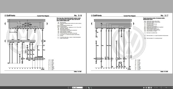 Volkswagen Golf Cabriolet 2002 Wiring Diagrams Maintenance and Repair Manuals 3