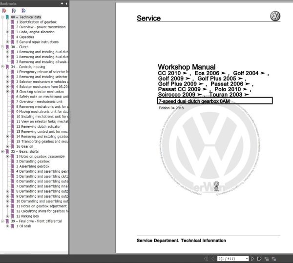 Volkswagen Golf V Plus Jetta Wiring Diagrams Maintenance and Repair Manuals 1