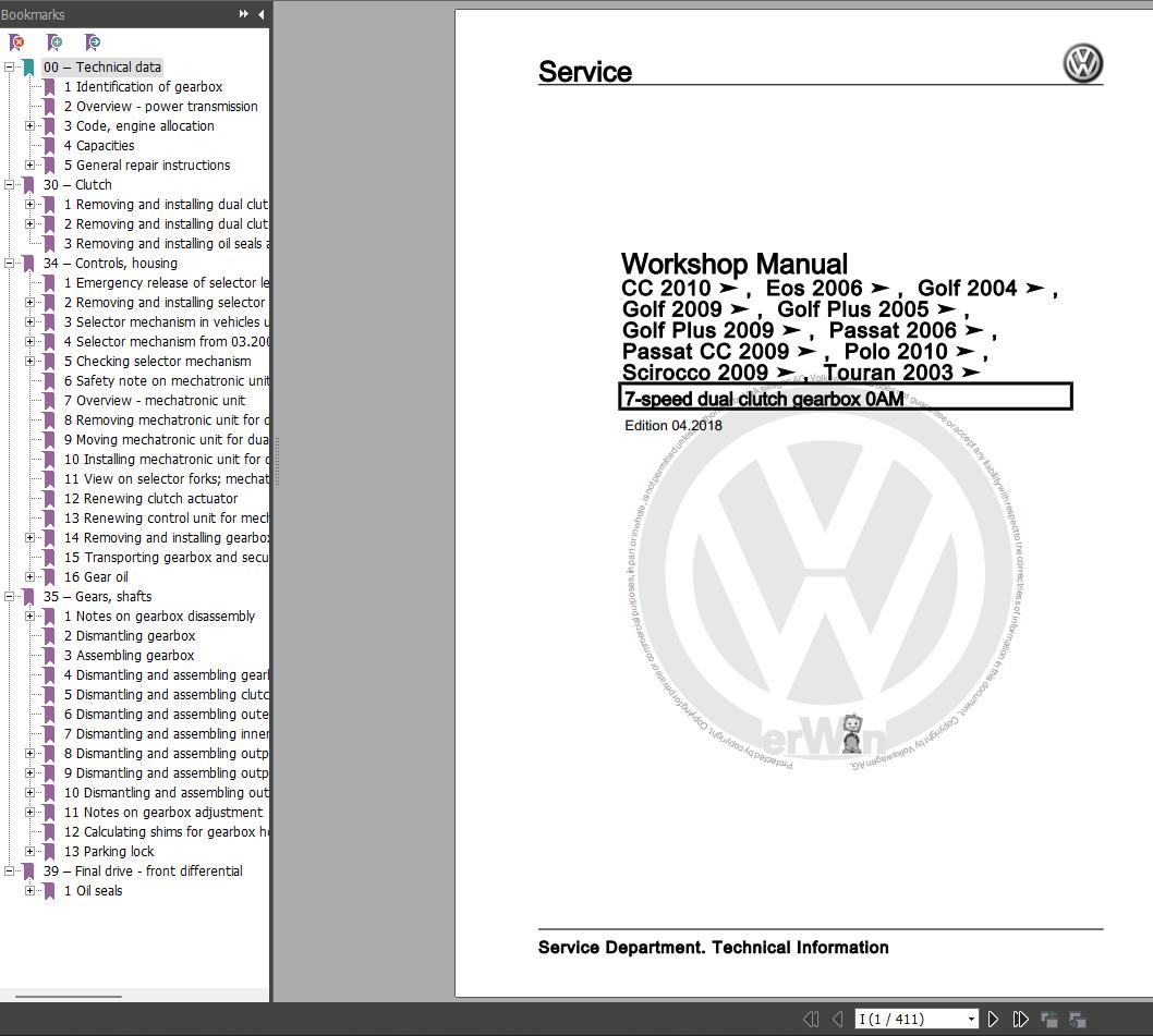 Volkswagen Golf V Plus Jetta Wiring Diagrams Maintenance and Repair Manuals 1