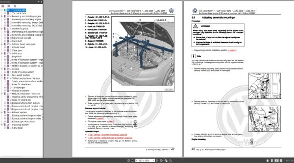 Volkswagen Golf V Plus Jetta Wiring Diagrams Maintenance and Repair Manuals 3