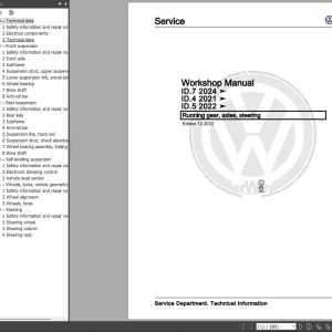 Volkswagen ID.5 2021 Wiring Diagram Repair and Maintenance Manuals 1