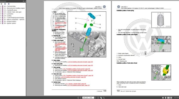 Volkswagen Jetta 2014 onward Wiring Diagrams Maintenance and Repair Manuals 2