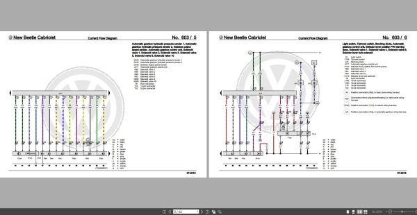 Volkswagen New Beetle Cabrio 2010 Wiring Diagrams Maintenance and Repair Manuals 2