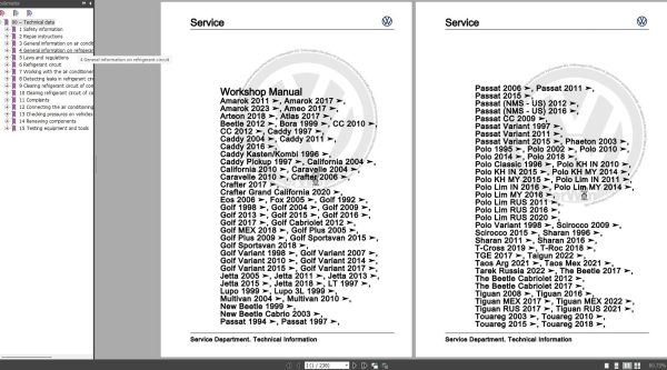 Volkswagen Passat 1994 1997 Maintenance and Repair Manuals 1