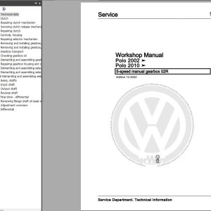 Volkswagen Polo 2005 2010 Wiring Diagrams Repair and Maintenance Manuals 1
