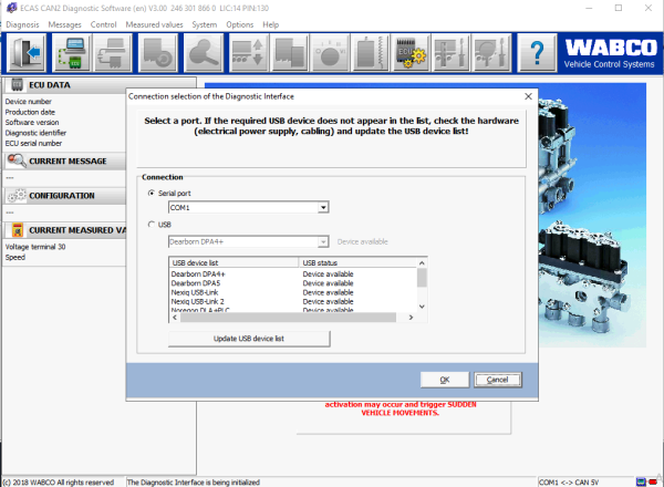 WABCO TOOLBOX PLUS 14.0.2 ECAS CAN2 v3.00 Remote Installation 3