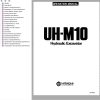 002 Hitachi Hydraulic Excavator UH M10 Operation Manual EM800 1