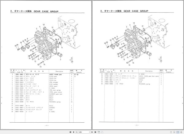 004 Hitachi Hydraulic Excavator UH M15 3 Parts List P831 2 EN JP 1