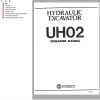 005 Hitachi Hydraulic Excavator UH02 Operation Manual EM720 1