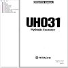 012 Hitachi Hydraulic Excavator UH031 Operation Manual EM725 1 4