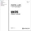 018 Hitachi Hydraulic Excavator UH035 Parts List EN JP