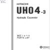 029 Hitachi Hydraulic Excavator UH04 3 Parts List P155 6 2W EN JP