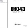 030 Hitachi Hydraulic Excavator UH043 Operation Manual EM119 2 3