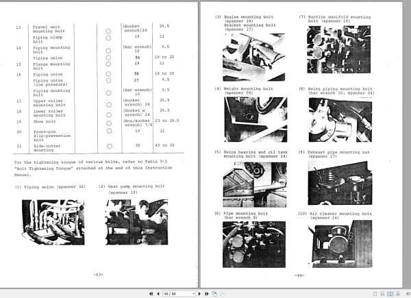 034 Hitachi Hydraulic Excavator UH04M Operation Manual EM156 1 2