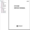 036 Hitachi Hydraulic Excavator UH04M Service Manual KM 028 00
