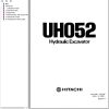 043 Hitachi Hydraulic Excavator UH052 Operation Manual EM155 8 4