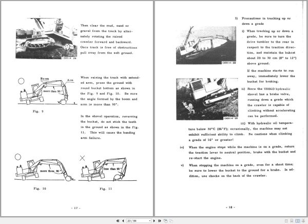 060 Hitachi Hydraulic Excavator UH06D Operating Service Manual EM161 1
