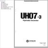 070 Hitachi Hydraulic Excavator UH07 3 Operation Manual EM164 3