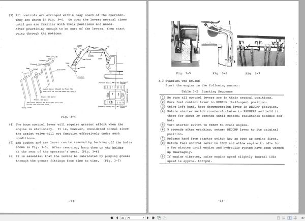 070 Hitachi Hydraulic Excavator UH07 3 Operation Manual EM164 3 1