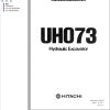 079 Hitachi Hydraulic Excavator UH073 Operation Manual EM130 4 1