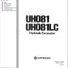 087 Hitachi Hydraulic Excavator UH081LC Operation Manual EM164 5 6
