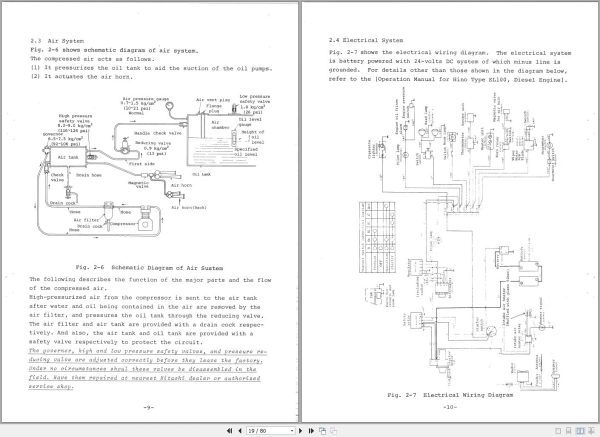 089 Hitachi Hydraulic Excavator UH082 Operation Manual EM164 4 4