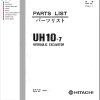103 Hitachi Hydraulic Excavator UH10 7 Parts Catalog EN JP