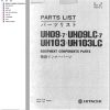 110 Hitachi Hydraulic Excavator UH103LC Equipment Components Parts List P152 E1 2 EN JP