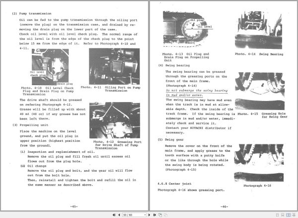 119 Hitachi Hydraulic Excavator UH121LC Operation Manual 1