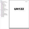 123 Hitachi Hydraulic Excavator UH122 Service Manual KM023 00