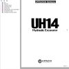 128 Hitachi Hydraulic Excavator UH14 Operation Manual