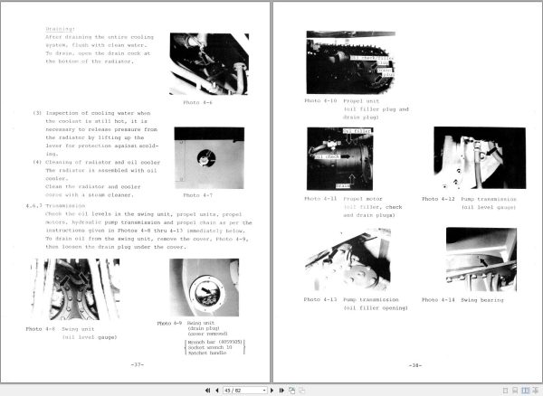 128 Hitachi Hydraulic Excavator UH14 Operation Manual 1
