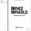 138 Hitachi Hydraulic Excavator UH143LC Operation Manual EM172 1 1