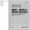 139 Hitachi Hydraulic Excavator UH143LC Parts Catalog EN JP