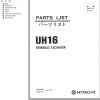 144 Hitachi Hydraulic Excavator UH16 Parts Catalog EN JP