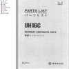 145 Hitachi Hydraulic Excavator UH16C Parts Catalog EN JP