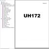 151 Hitachi Hydraulic Excavator UH172 Service Manual KM024 00