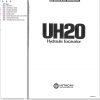 155 Hitachi Hydraulic Excavator UH20 Operation Manual EM770 1