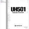 167 Hitachi Hydraulic Excavator UH501 Operation Manual EM176 1 3