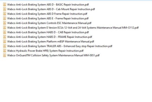 Bendix Eaton Wabco Haldex Collection PDF Troubleshooting Manual 2
