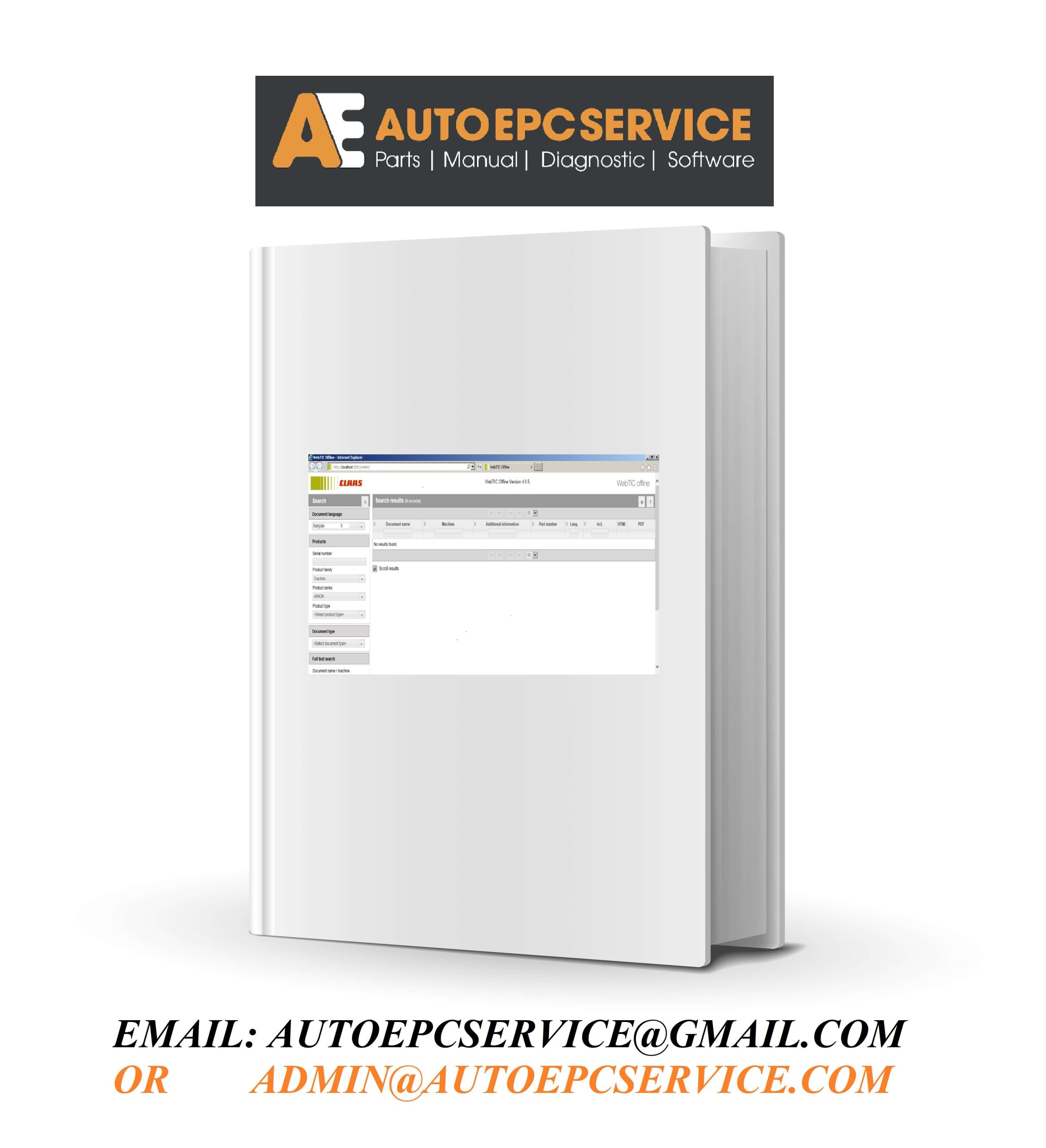 CLAAS WebTIC Offline FR 05.2024 Operator Manual Repair Manual Service Documentation 0 scaled