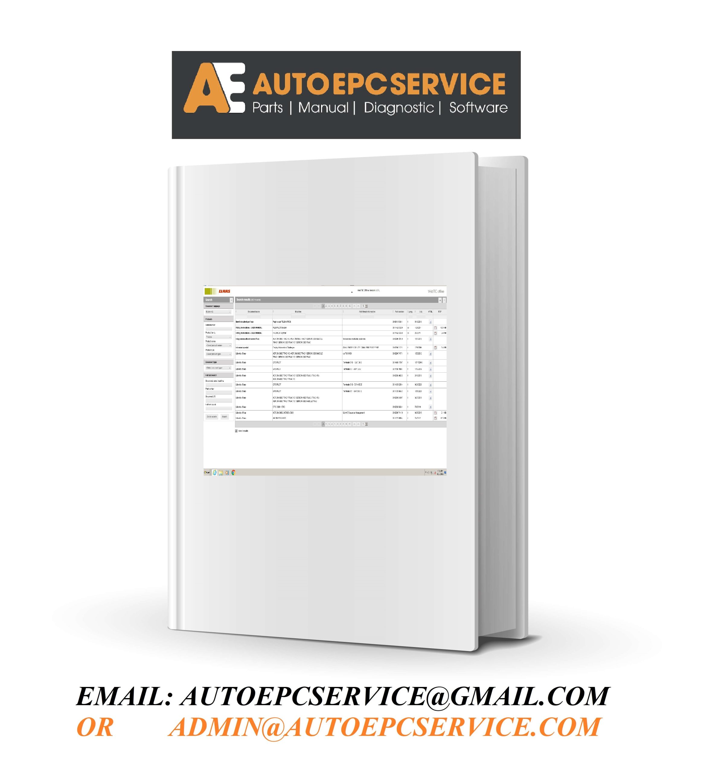 CLAAS WebTIC Offline IT 05.2024 Operator Manual Repair Manual Service Documentation 0 scaled